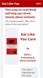 Mobile Screenshot of eatlikeyoucarebook.com